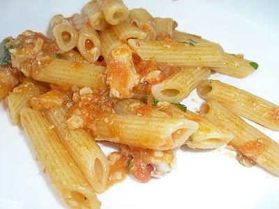 Pennette al ragù di scorfano di fondale