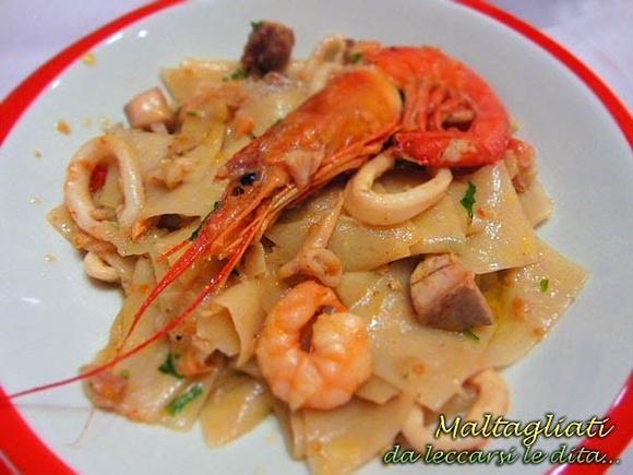 Maltagliati ai frutti di mare
