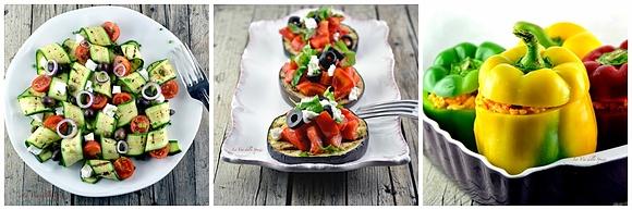 Peperoni, melanzane e zucchine variation sul tema
