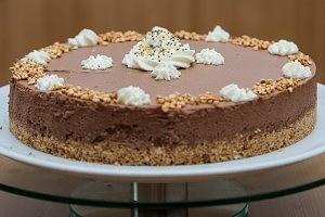 Torta mousse al cioccolato