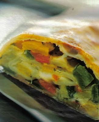 Strudel di verdure e formaggio