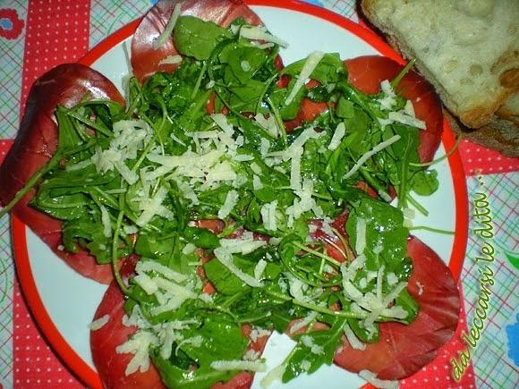 Bresaola con rucola e parmigiano