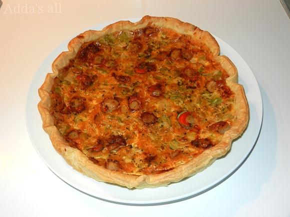 Quiche di porri e capesante