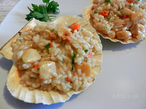 Risotto alle capesante