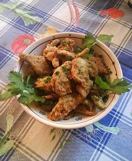 Carcioffole 'ndorate e fritte