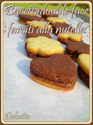Bacetti doppio facciale ripieni di Nutella