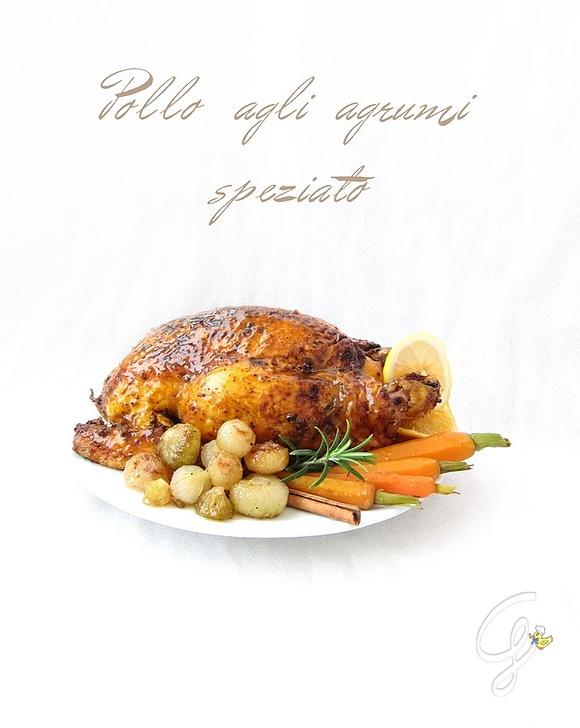 Pollo agli agrumi speziato con limone e arancia