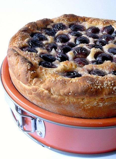 Focaccia con l'uva nera toscana