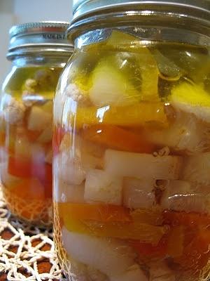 Giardiniera in agrodolce fatta in casa