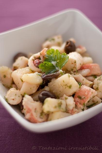Insalata di polipo con olive taggiasche