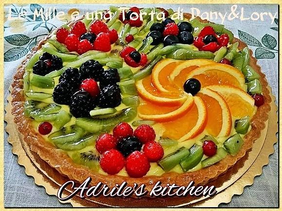 Crostata con crema e frutta
