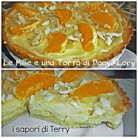 Crostata all'arancia e mandorle