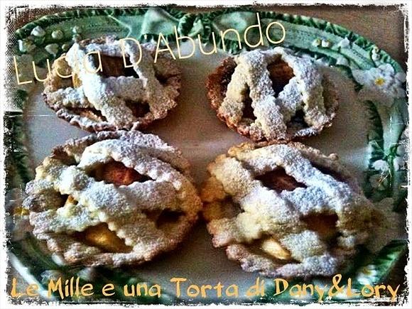 Crostatine con mele e confettura
