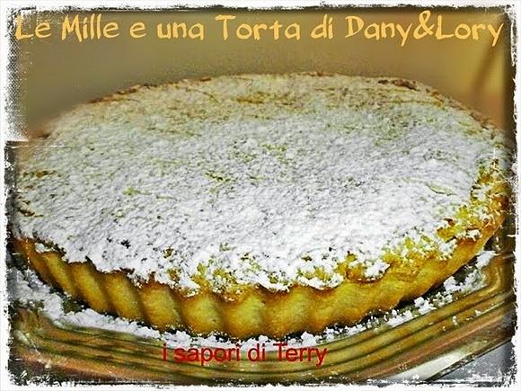 Crostata con crema di ricotta al limone