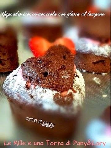 Cupcakes ciocco-nocciola glassati