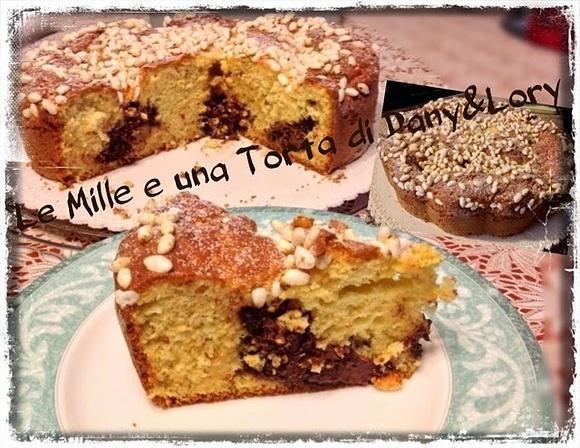 Torta allo yogurt con Nutella e riso soffiato