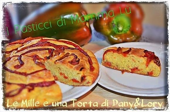 Pizza rustica ai peperoni