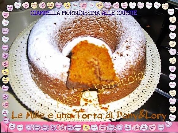 Ciambella morbida alle carote