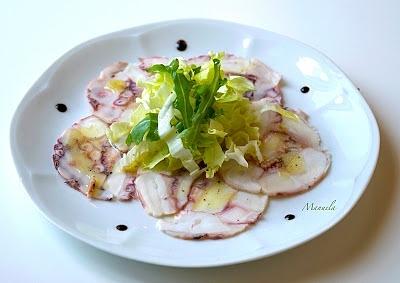 Carpaccio di polpo fatto in casa