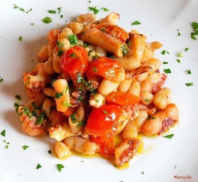 Polpo con cannellini