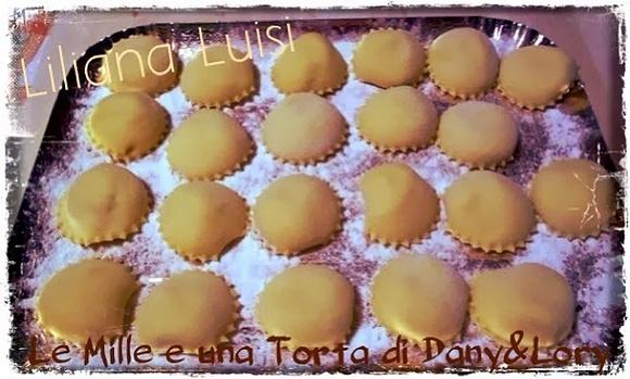 Ravioli ripieni di patate prosciutto cotto e parmigiano
