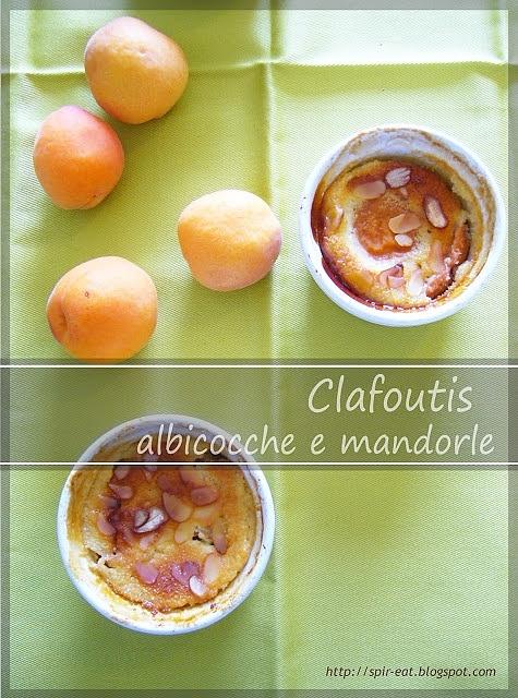 Clafoutis con albicocche e mandorle