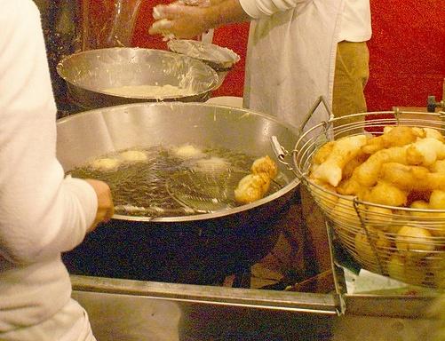 Crispelle di riso e miele per la festa del papà