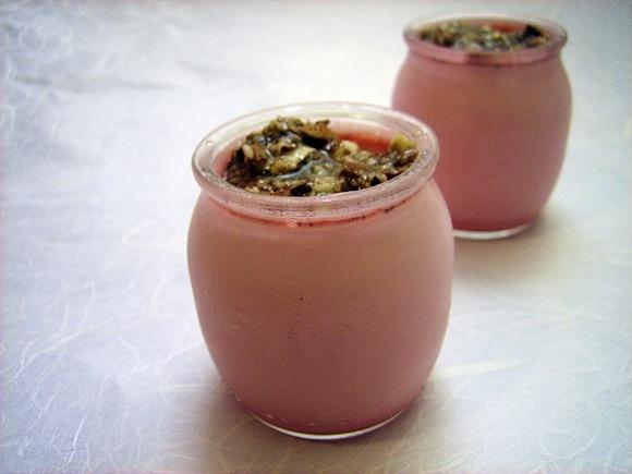 Panna cotta rosa