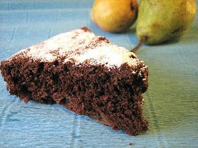 Torta pere e cioccolato con zenzero