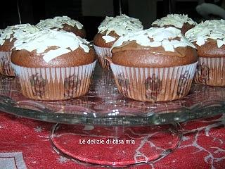 Dolcissimi muffin alla ricotta e cacao