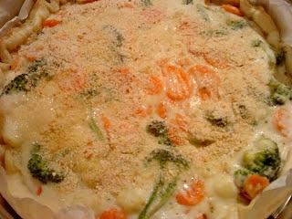 Cena last minute facile con torta salata e verdure surgelate
