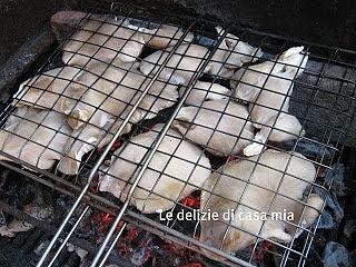 Funghi alla griglia con salmoriglio e utilizzo sulla pizza