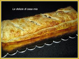 Simil strudel con mela annurca marinata in birra particolare