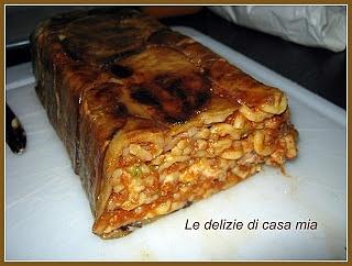 Anelletti al forno con melanzane in croccanti scatolette