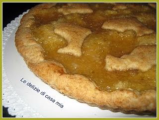 Piccoli pesciolini in crostata al germe di grano e marmellata di limoni