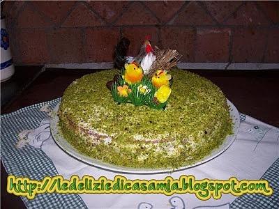 Torta pasquale con ricotta e cioccolato, festa di Pasqua