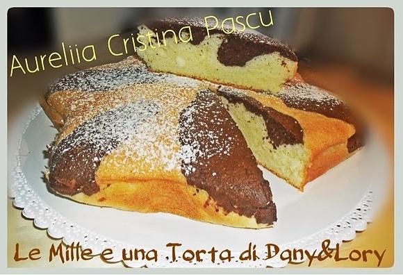 Torta di albumi con cocco e panna
