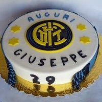 Torta campo di calcio Inter #inter #torta #compleanno