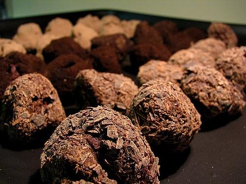 Tartufi alle castagne senza uova e glutine