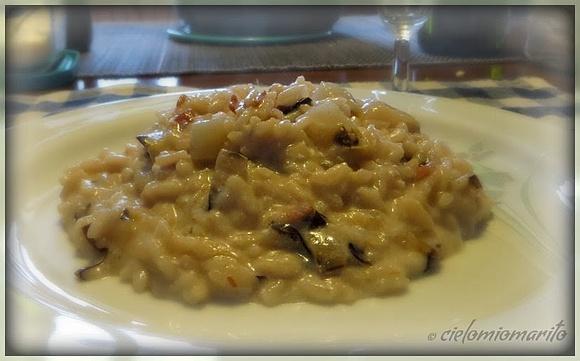 Risotto radicchio e ricotta