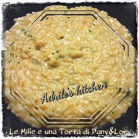 Risotto con zucca e gorgonzola