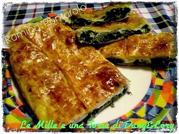Torta rustica farcita con verdure e Asiago