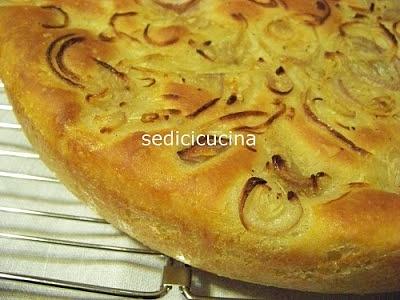 Focaccia con scalogno