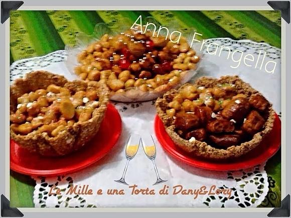 Cestini golosi con struffoli natalizi