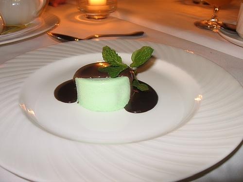 Semifreddo al cioccolato e menta