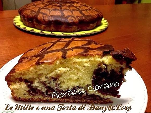 Torta zebra alla ricotta