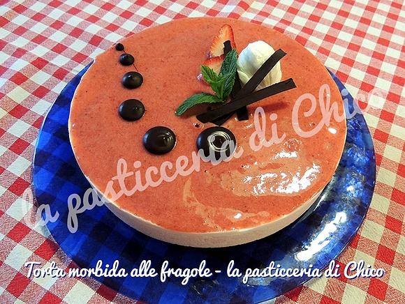 Torta morbida alle fragole