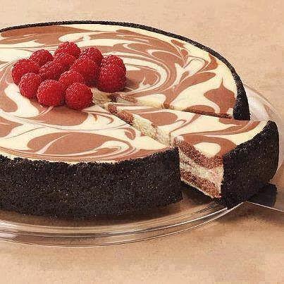 Torta marmorizzata al cacao