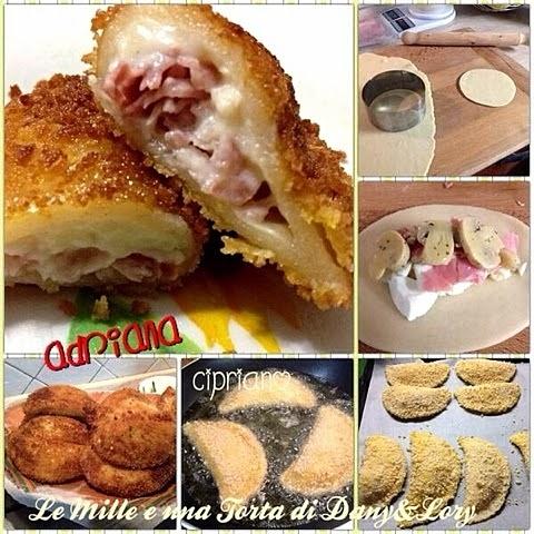 Sofficini fatti in casa ripieni con mozzarella e prosciutto cotto