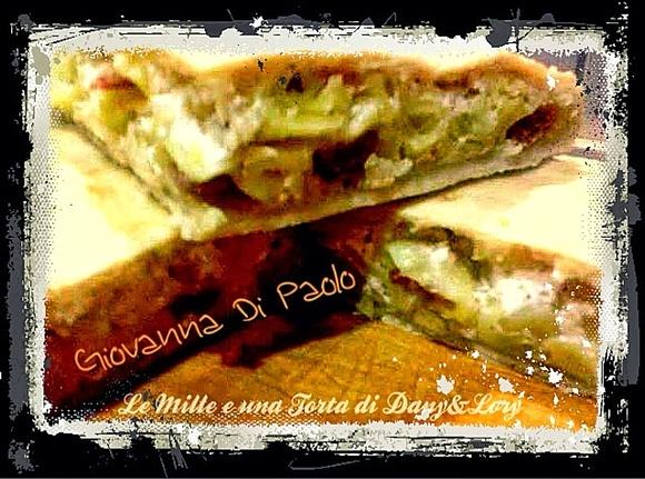 Torta rustica ripiena di tortellini